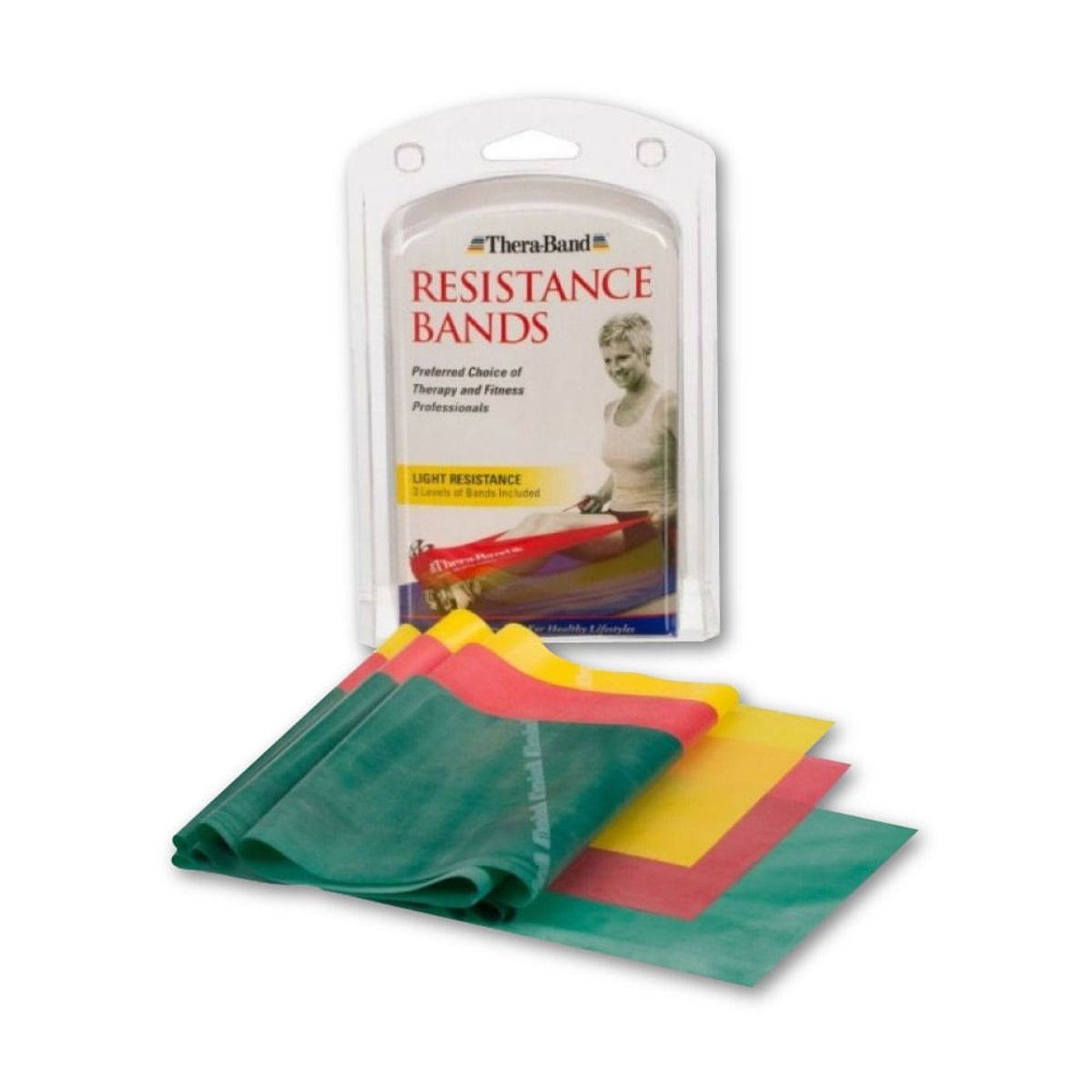 THERABAND - Kit Bandas De Caucho Thera Band Latex Natural X 3Und