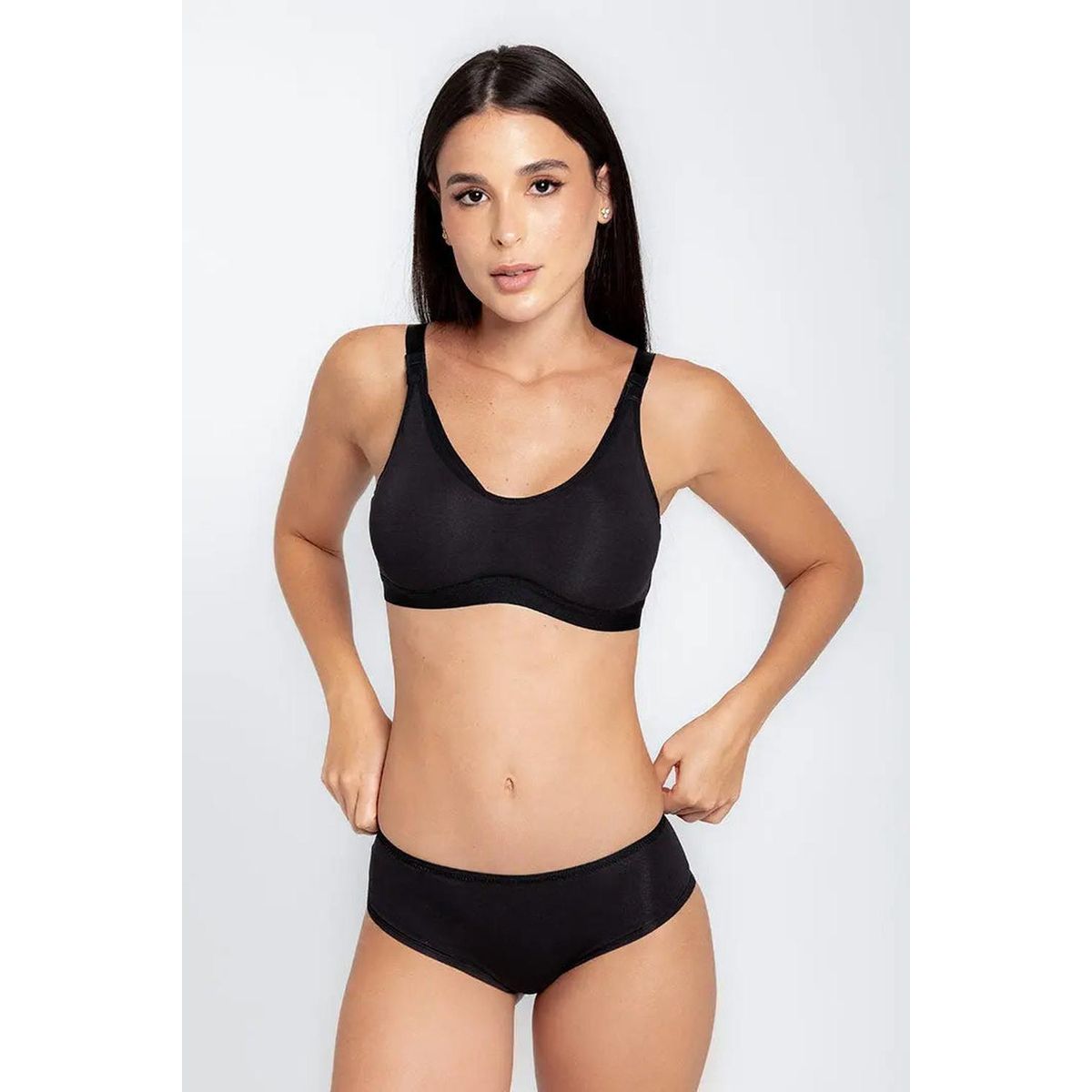 DIANE & GEORDI - Panty hipster (6568) - Negro