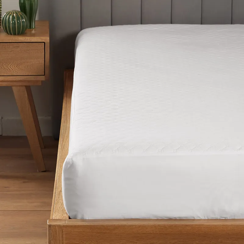 DISTRIHOGAR - Protector de Colchón Hotel Experience Impermeable Doble