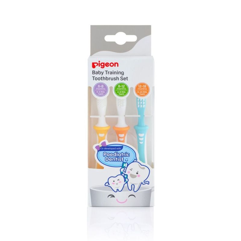 PIGEON - Kit Cepillos dental para bebes Pigeon