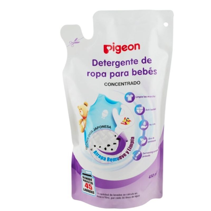 PIGEON - Detergente ropa para bebe Pigeon 450 ml Refill