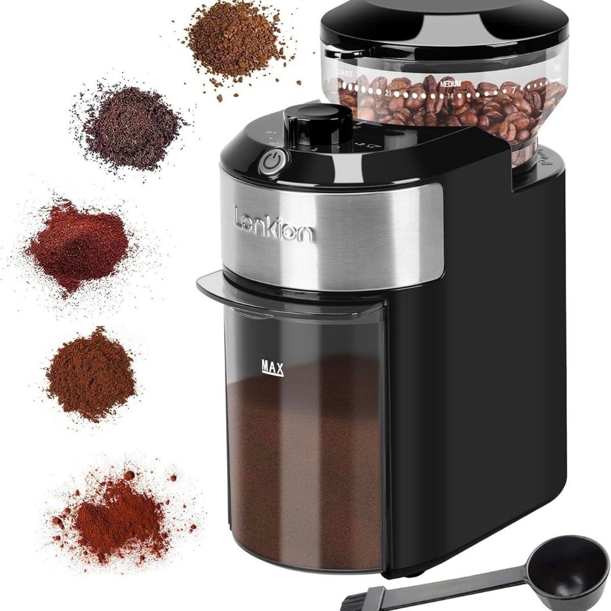 GENERICO - Molino café automatico con selector de molienda 25 ajustes