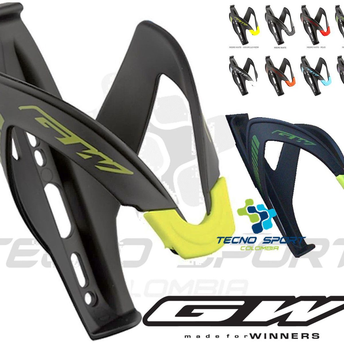 GW - Base Soporte Porta Caramañola Termo Bicicleta Ciclismo 40g.