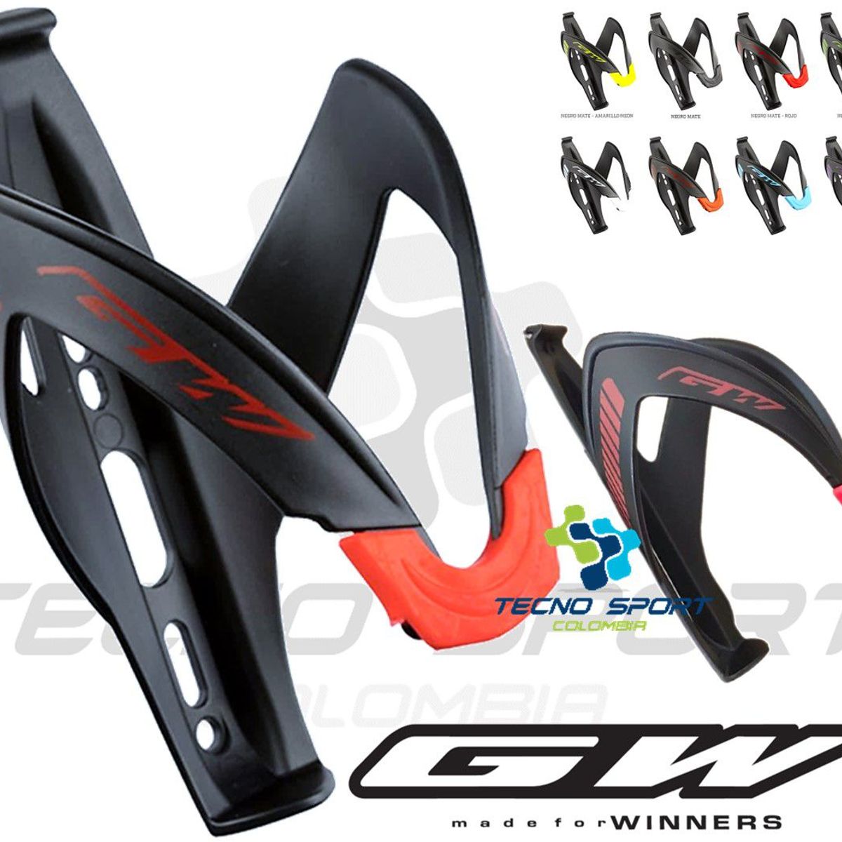 GW - Base Soporte Porta Caramañola Termo Bicicleta Ciclismo 40g.