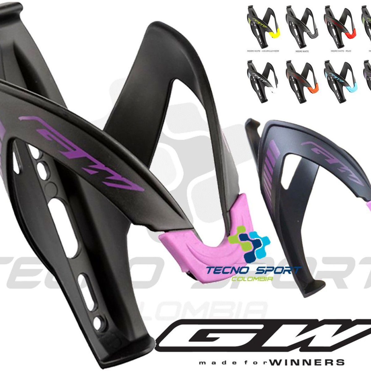 GW - Base Soporte Porta Caramañola Termo Bicicleta Ciclismo 40g.