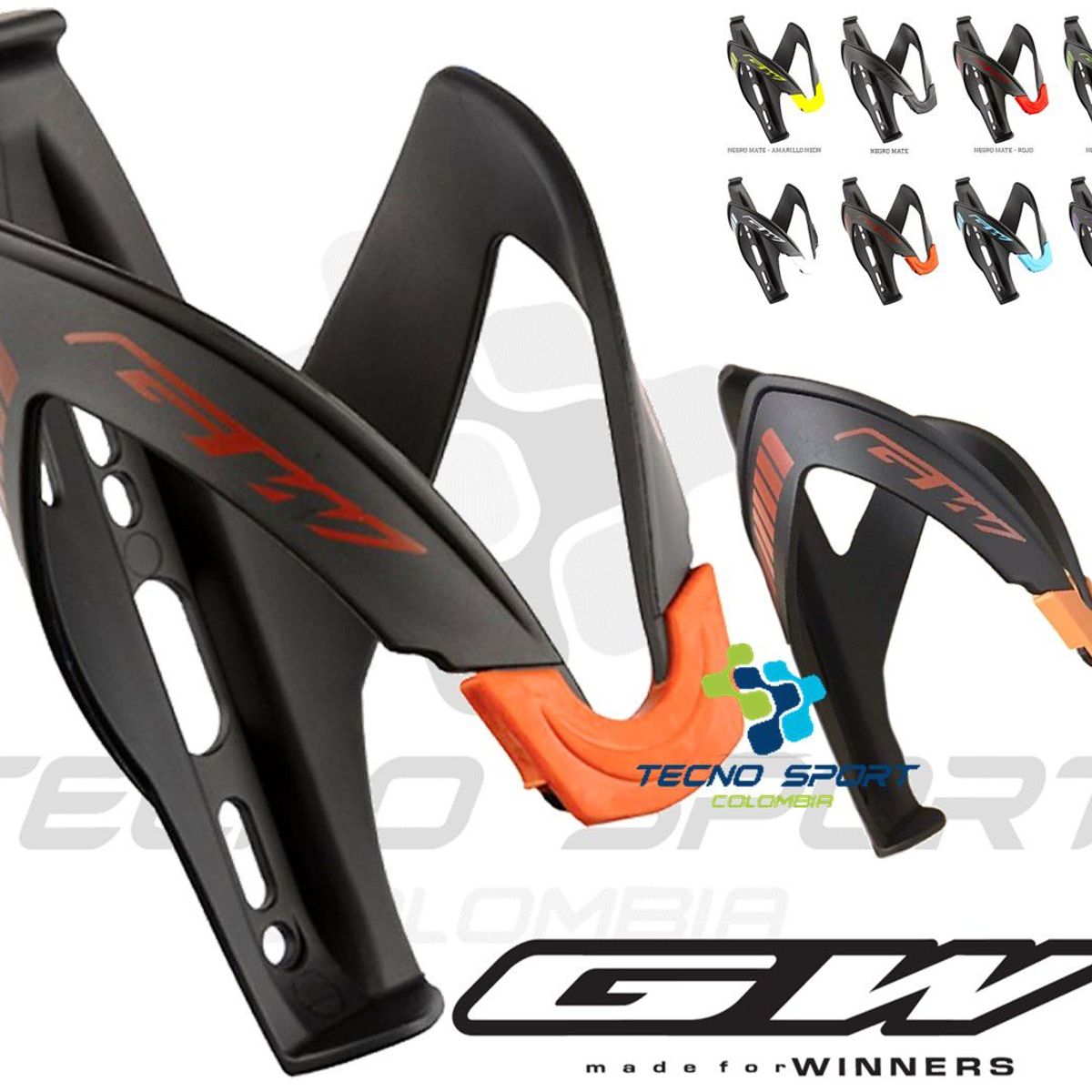 GW - Base Soporte Porta Caramañola Termo Bicicleta Ciclismo 40g.