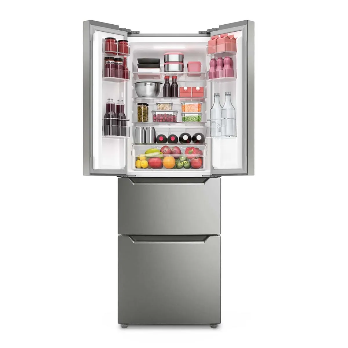 ELECTROLUX - Nevecon Electrolux French Door No Frost 298litros Silver  ERFWV3HUS