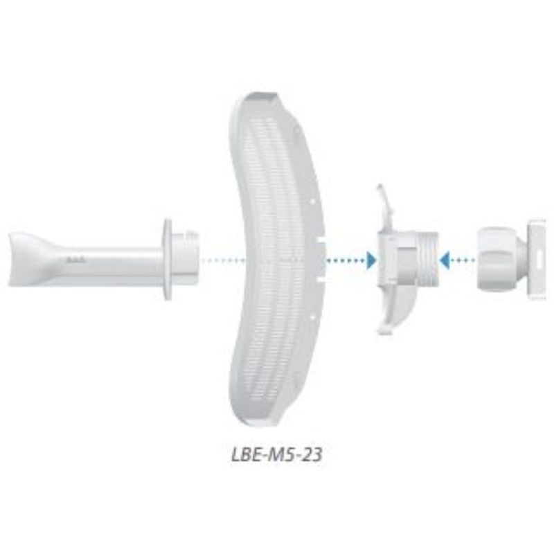 UBIQUITI - Antena-ubiquiti-lbe-m5-23-litebeam 100+ mbps 23 dbi