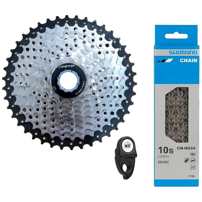 GW - Pacha Cassette Gw 10 V 11-42 + Cadenilla Shimano Hg54 Combo