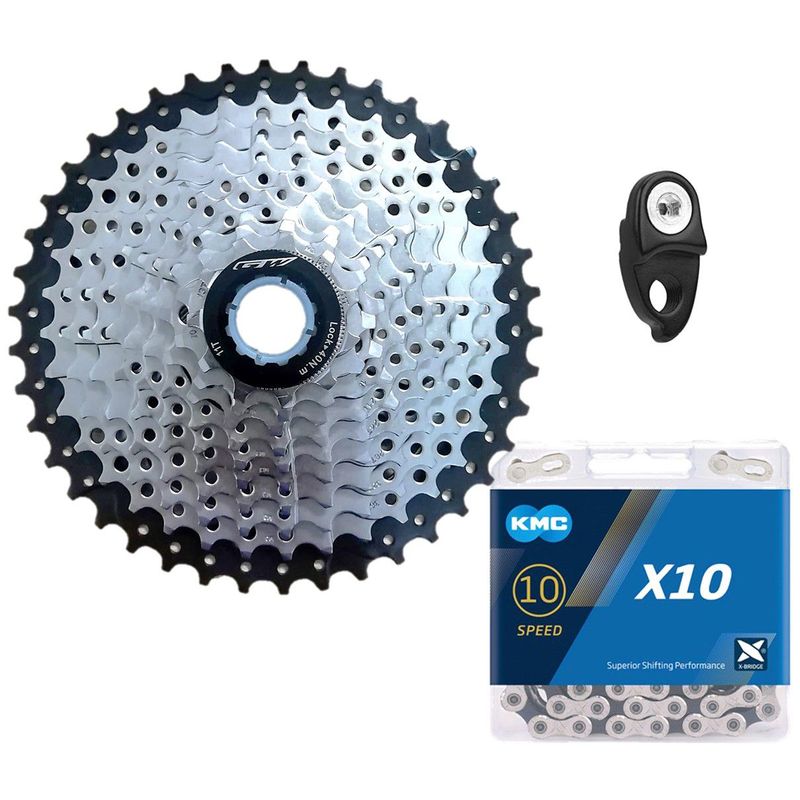 GW - Pacha Cassette Gw 10 V 11-42 + Cadenilla Kmc Bicicleta Mtb