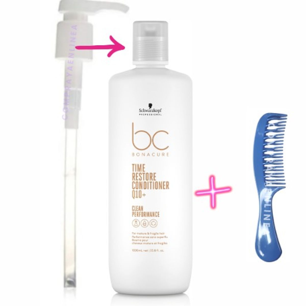 SCHWARZKOPF - acondicionador Bonacure Q10 Time Restore X1000ml