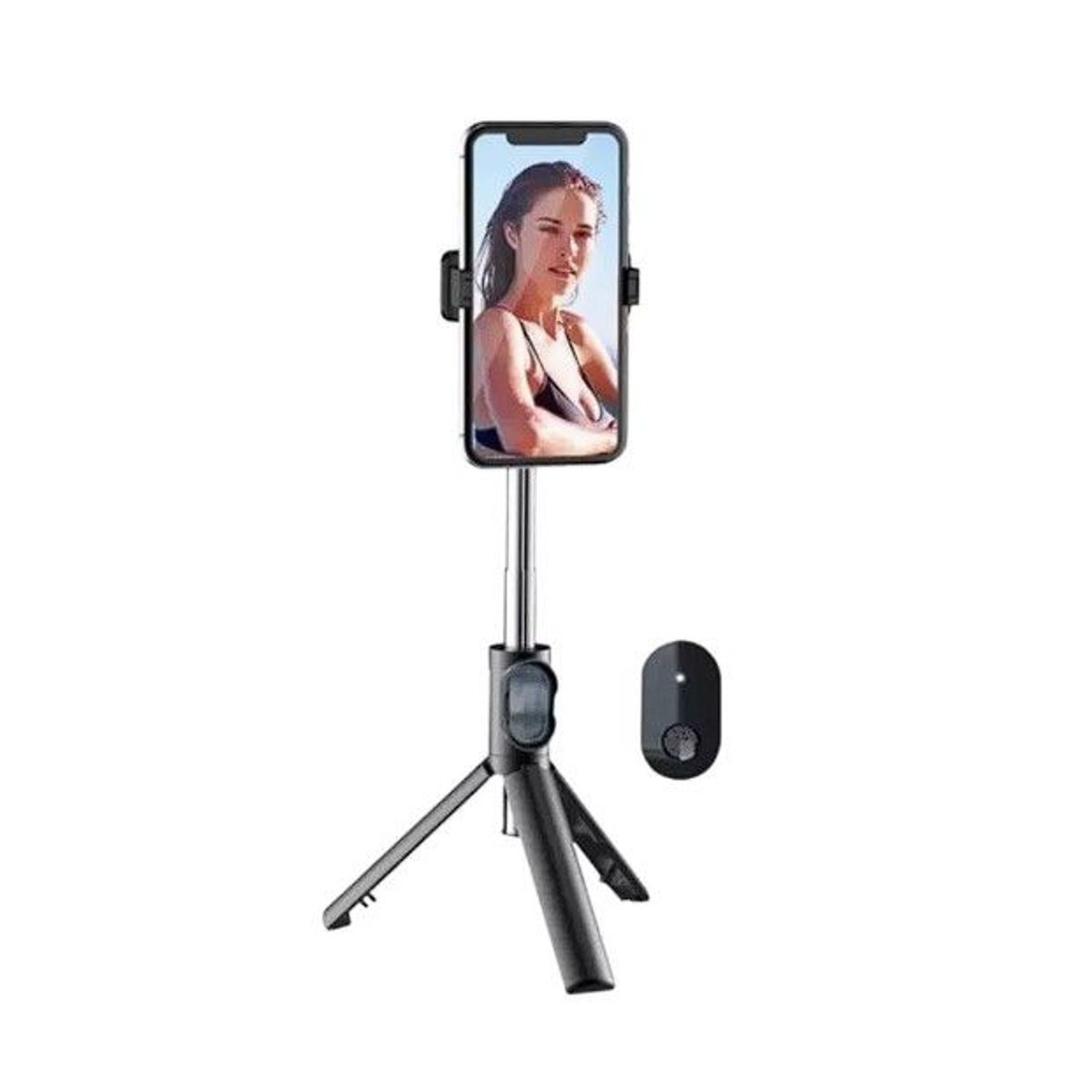 SHEN HUANG - Palo Selfie Con Trípode Bluetooth Para Celular Portatil