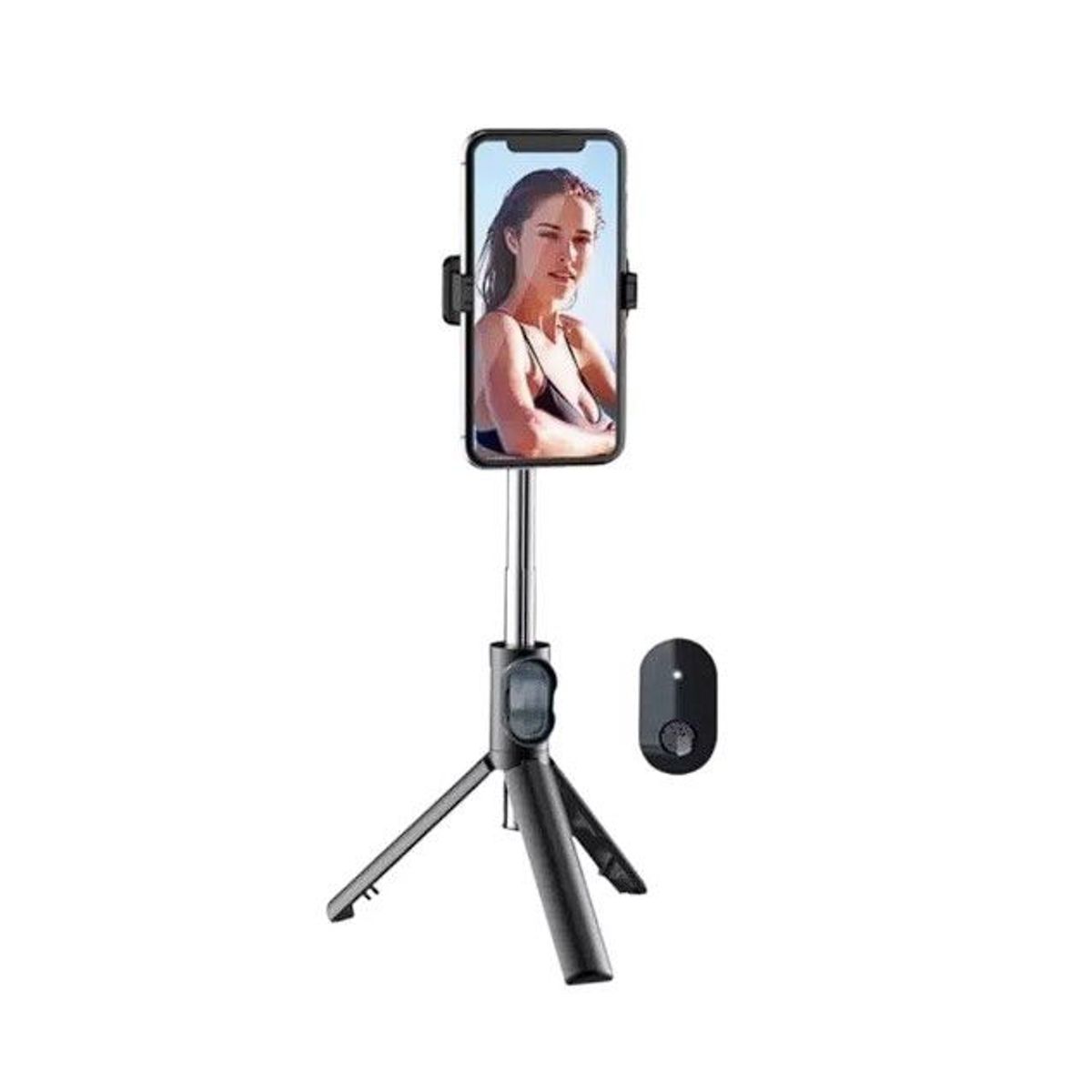 SHEN HUANG - Palo Selfie Con Trípode Bluetooth Para Celular Portatil