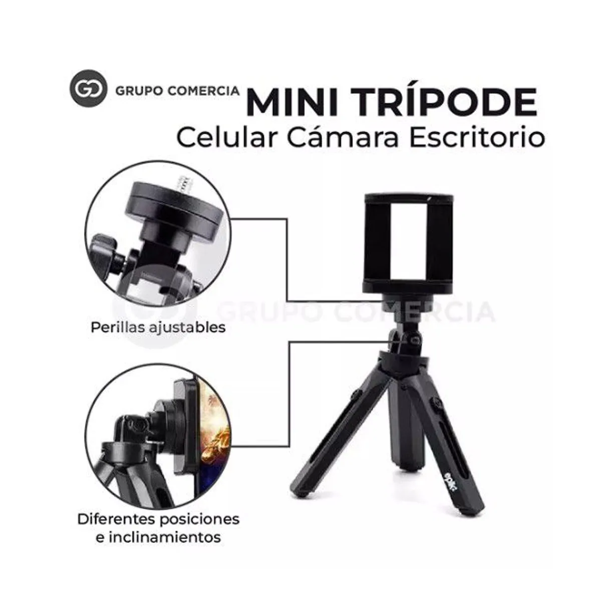 SHENGSHOU - Mini Trípode Celular Cámara Escritorio Trípode Epik Original