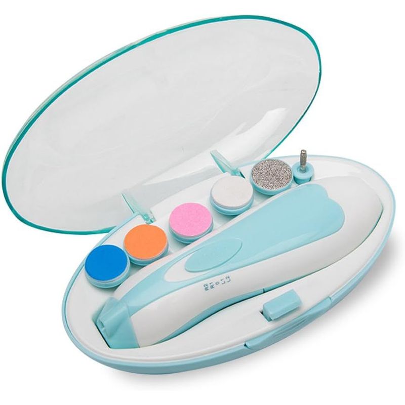 ONE PIXEL - Lima Eléctrica Para Bebe Cuidado De Uñas Azul ONE PIXEL