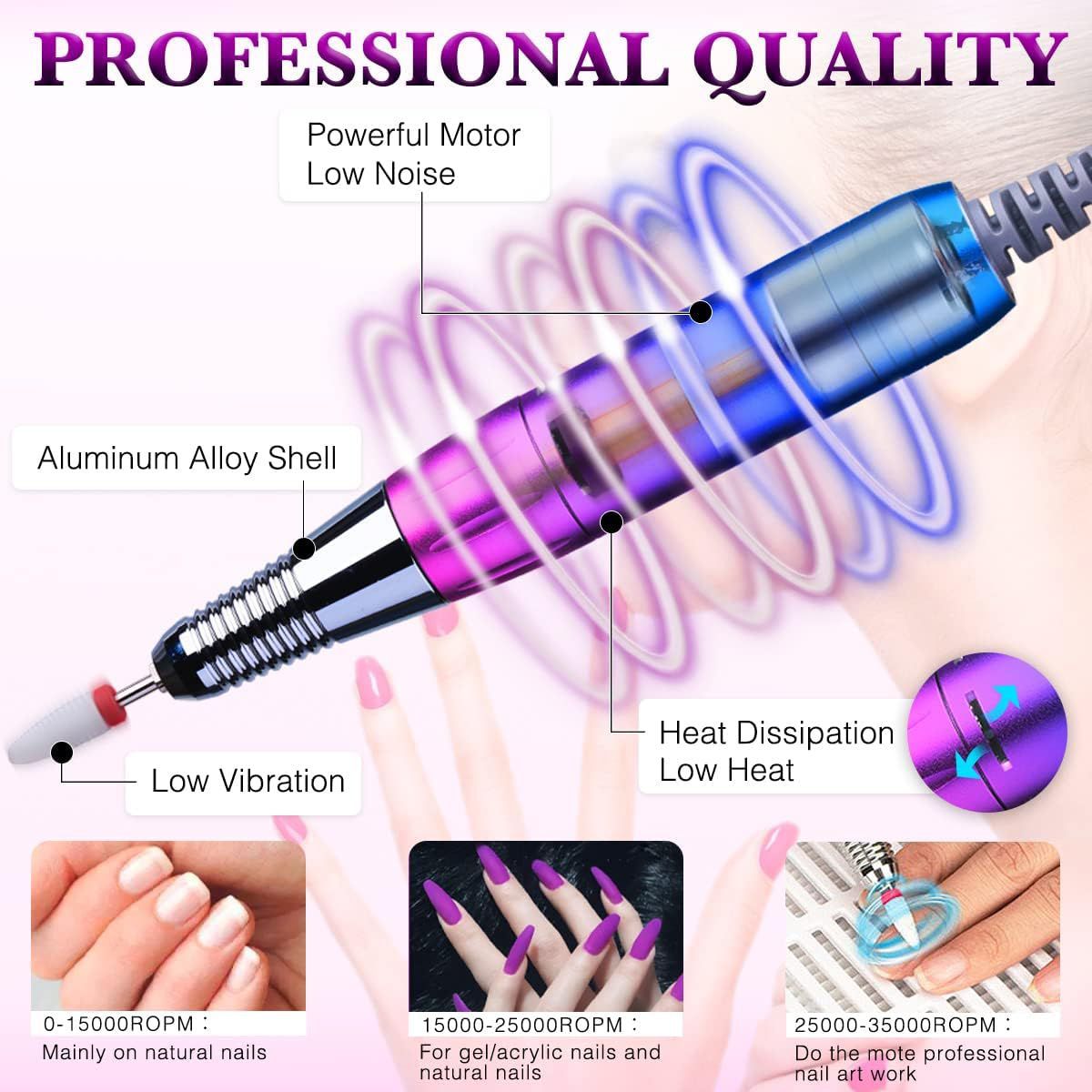 ONE PIXEL - Pulidor De Uñas Profesional Portatil Recargable ONE PIXEL