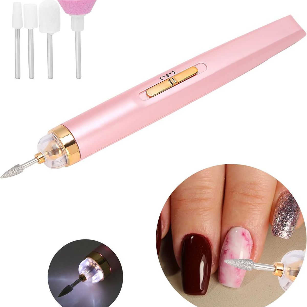 ONE PIXEL - Pulidor Electrico Recargable 5 Cabezas Luz Led Lima ONE PIXEL