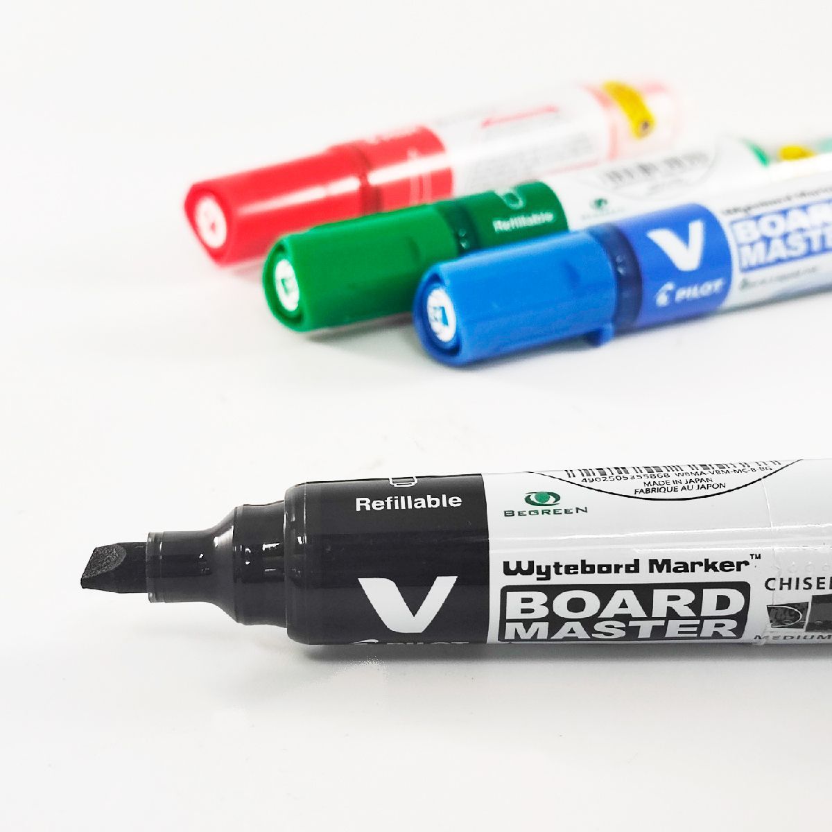 GENERICO - Marcador Borrable Recargable Pilot V Master Board Negro