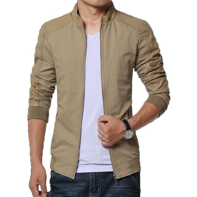 THE CLOTHING COMPANY - Chaqueta Hombre Drill Cuero Sintético-Negro