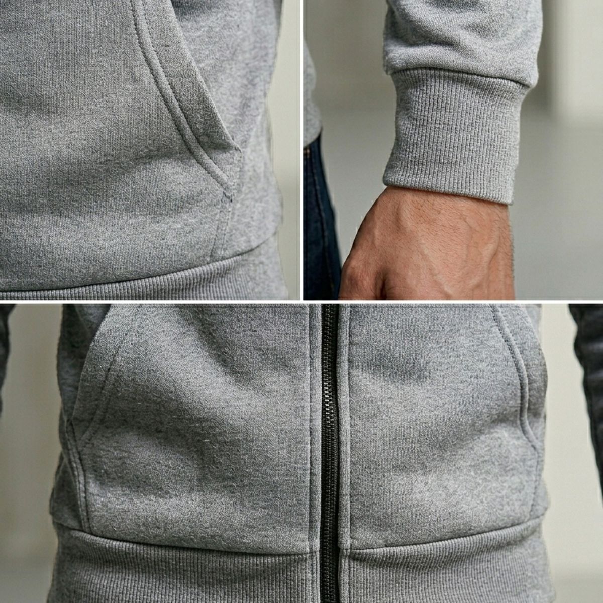 THE CLOTHING COMPANY - Chaqueta Hombre Algodon GNRC Buso Buzo 3 Botones.