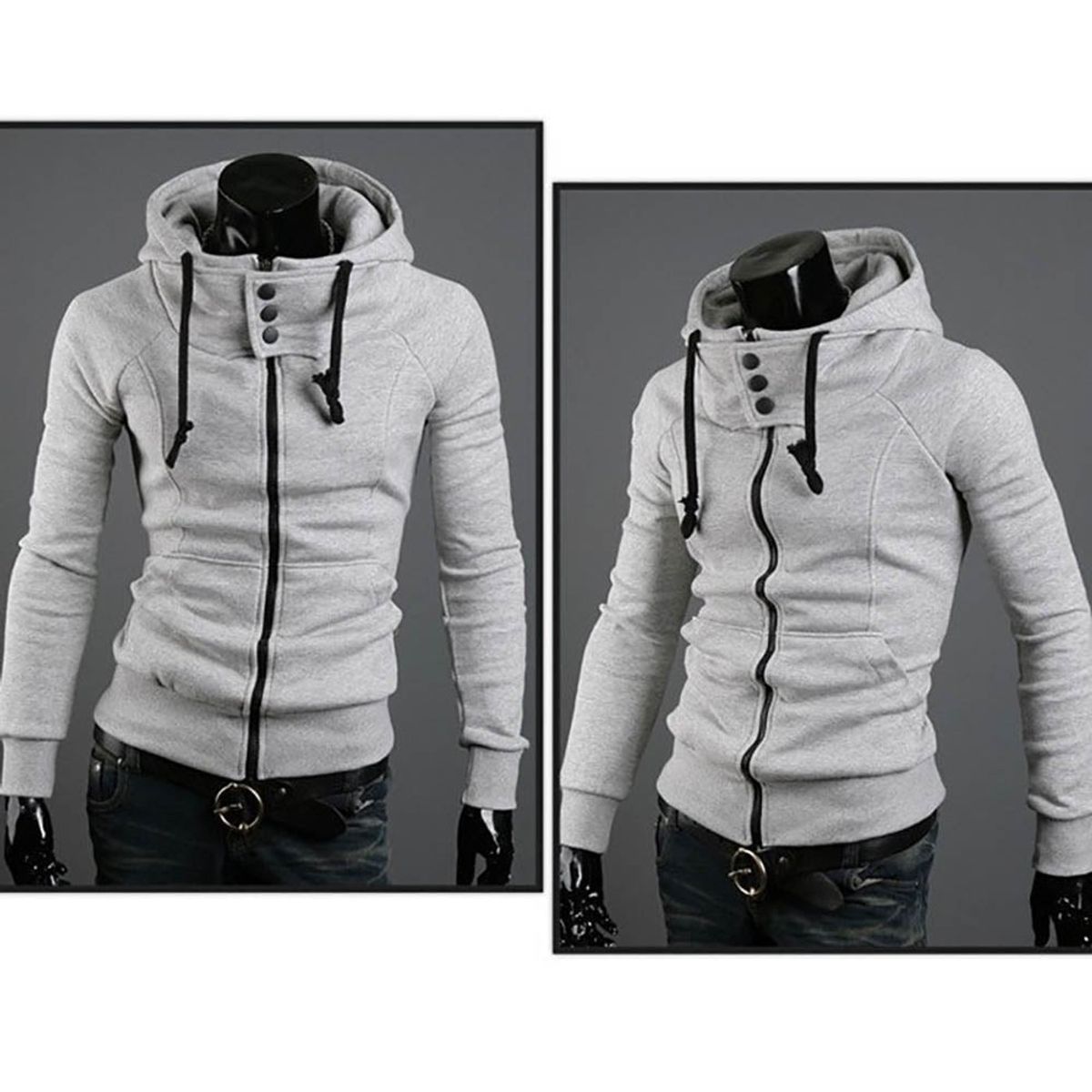 THE CLOTHING COMPANY - Chaqueta Hombre Algodon GNRC Buso Buzo 3 Botones.