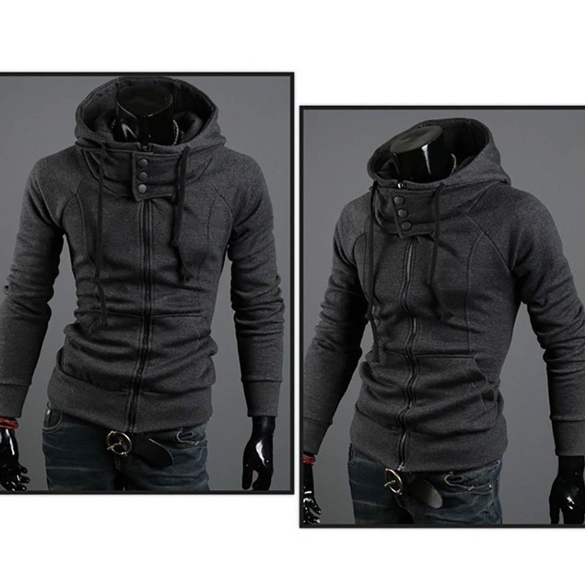 THE CLOTHING COMPANY - Chaqueta Hombre Algodon GNRC Buso Buzo 3 Botones.