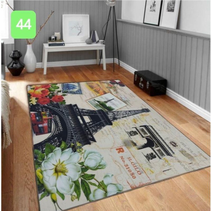 AMERICO SHOP - Tapete Decorativo Moderno 150x200 cm Diseño Amor Love Paris