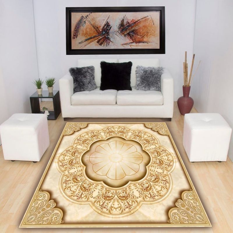 AMERICO SHOP - Tapete Decorativo Moderno 150x200 cm Diseño Elegante Colores Pastel