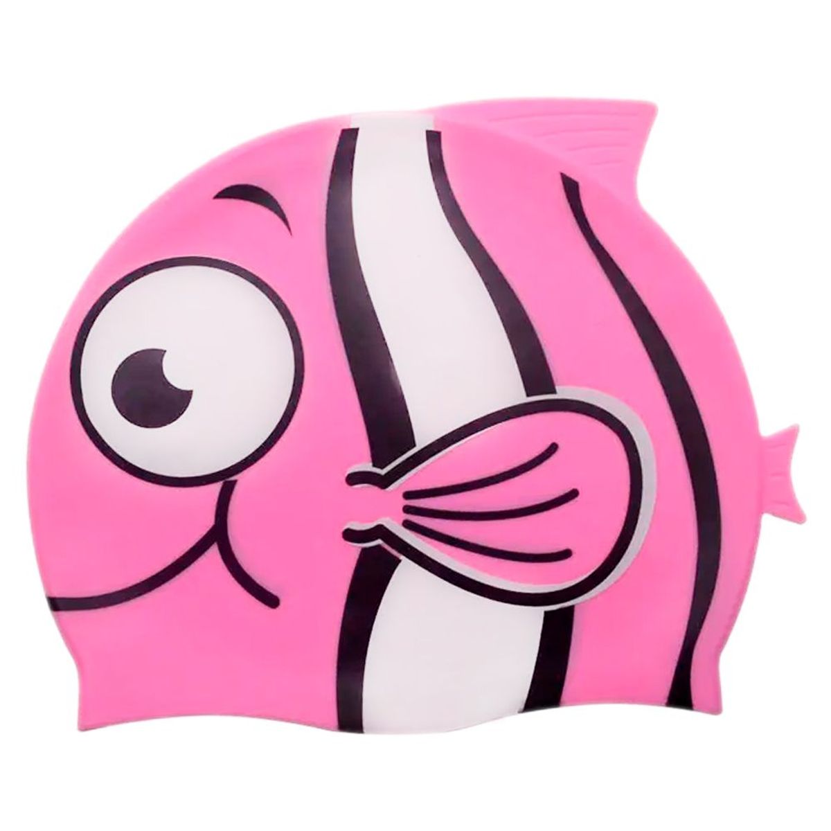 GENERICO - Set Gorro Natación Pez Silicona Niños Gafas Filtro UV Estuch