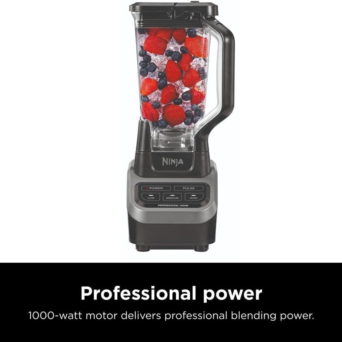 NINJA - Licuadora Profesional Ninja de Alta Potencia 1000 W.
