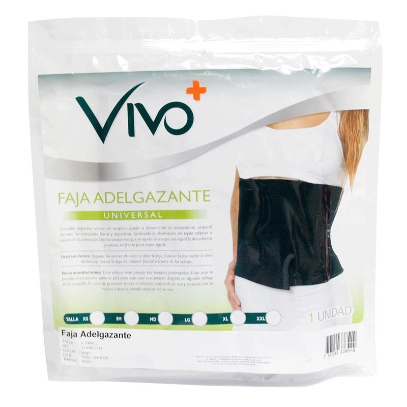 VIVO - Vivo+ Faja Adelgazante Xs Negro