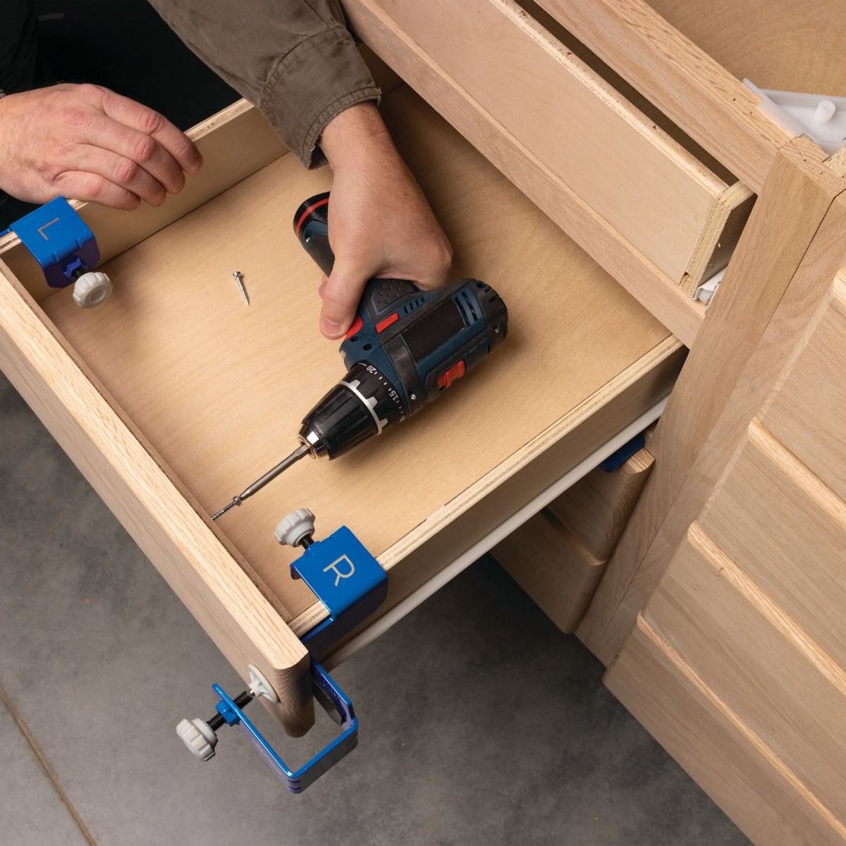 KREG - Plantilla para montaje de frentes de cajones