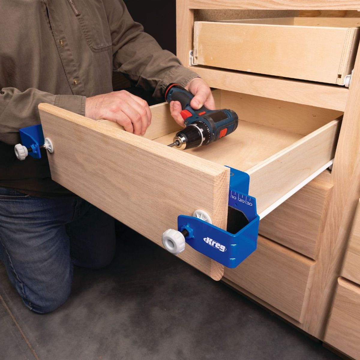 KREG - Plantilla para montaje de frentes de cajones