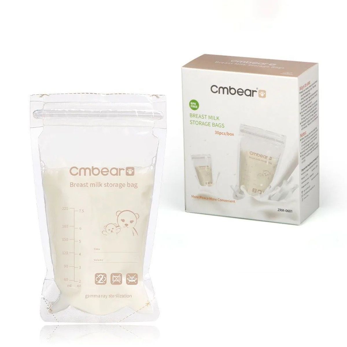 LANZURY IMPORTACIONES - Bolsas Para Almacenamiento De Leche Materna - 30 Unid.-