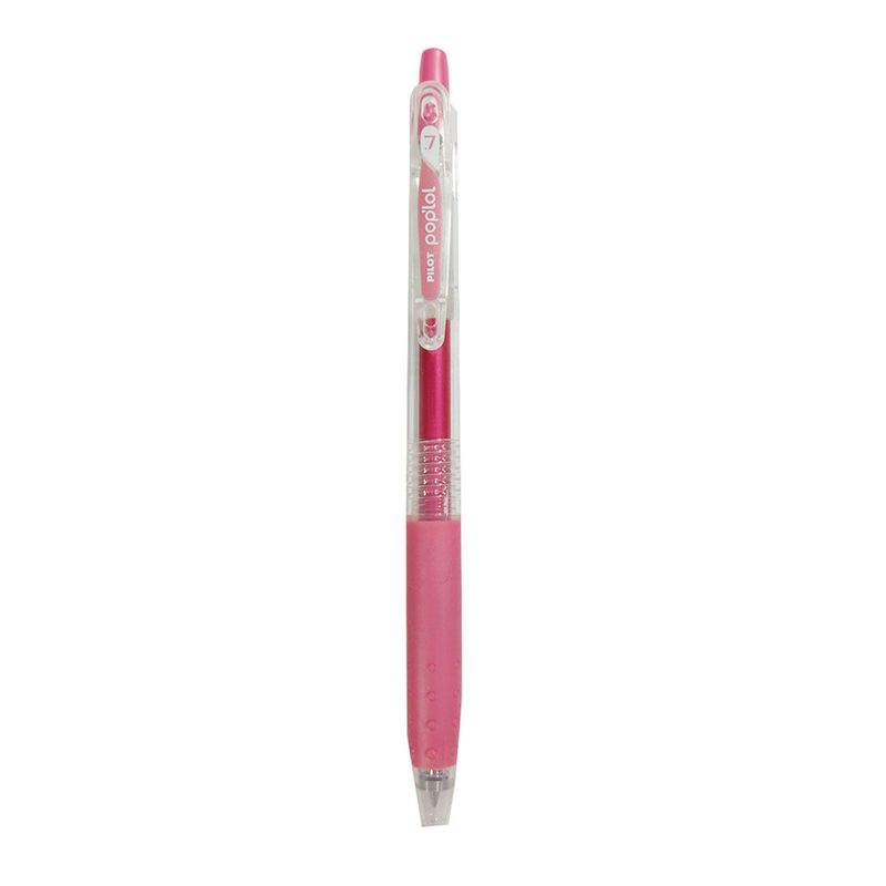PILOT - Bolígrafo Gel Pop´lol Pilot 0.7 Rosa Metalizado.