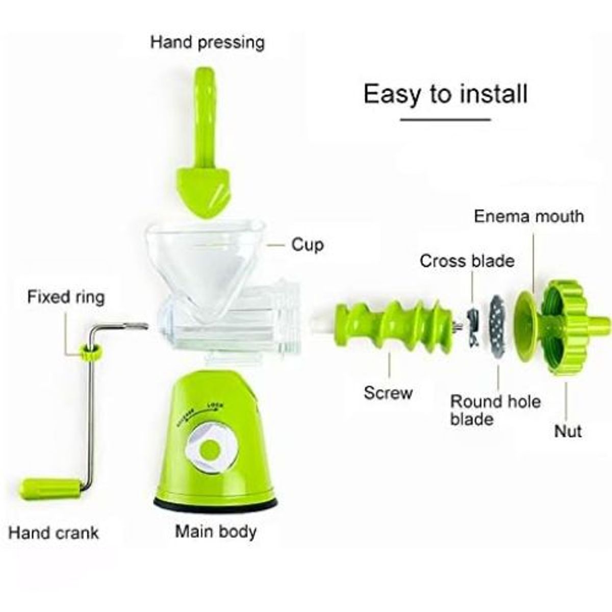 GENERICO - Molino de carne manual.