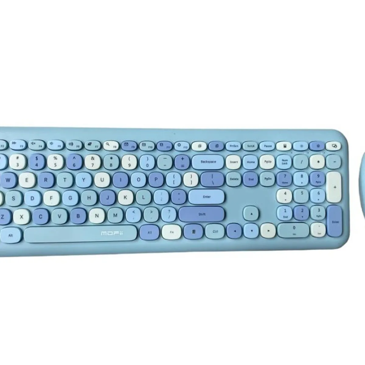 GENERICO - Combo Inalámbrico Teclado Y Mouse Mofii 666 2,4g Color Azul