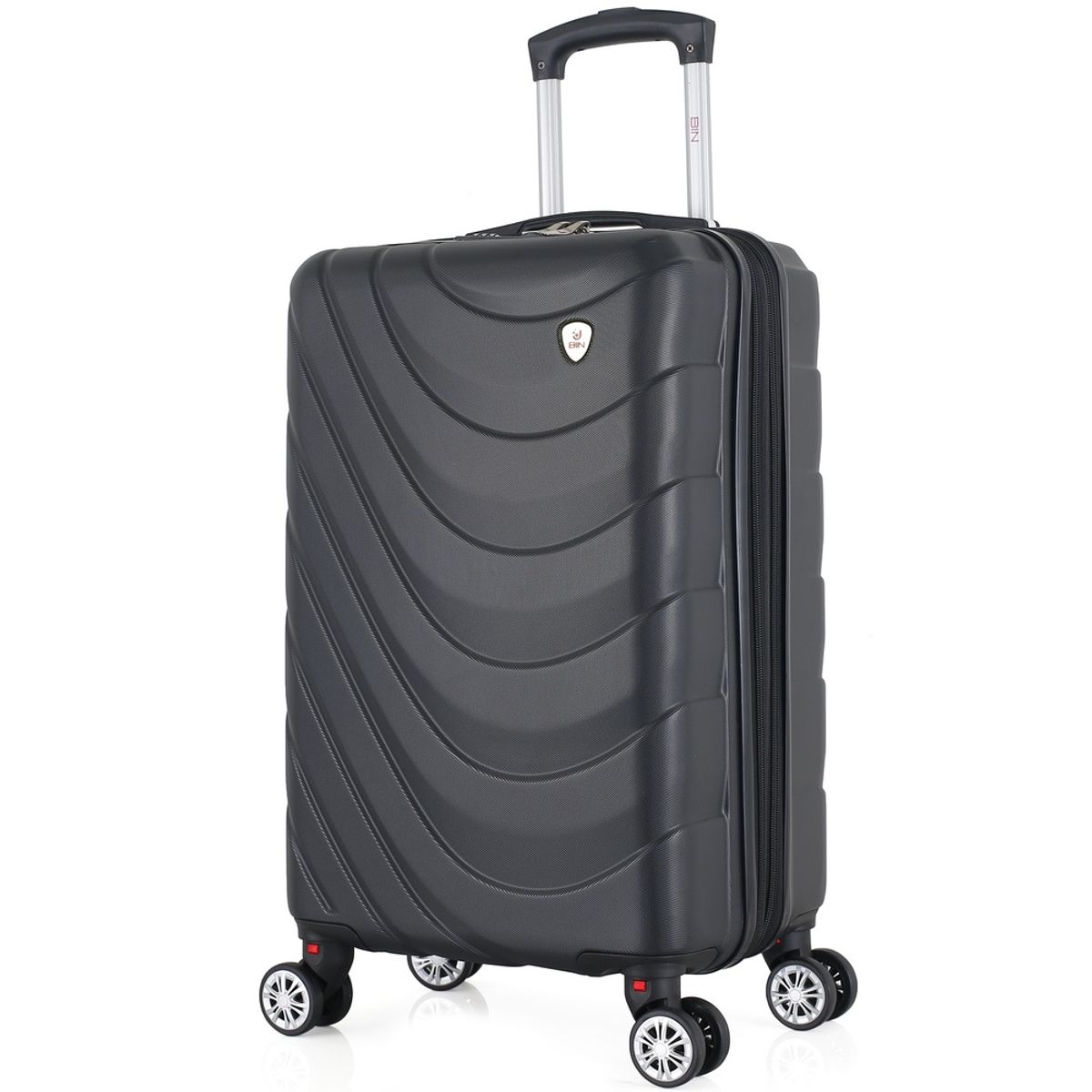 BIN COLOMBIA - Maleta De Viaje Expandible para Cabina de Mano 10kg Tamano S Bin M007 Negro