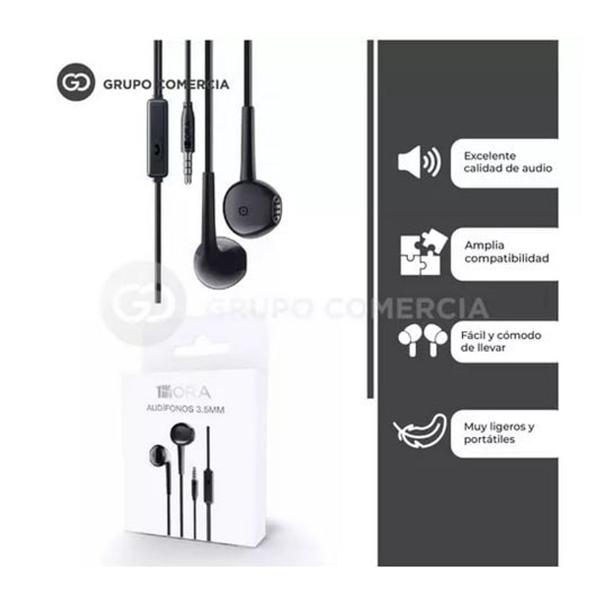 DIANSHENG - Audífonos In Ear Manos Libres Original 1hora