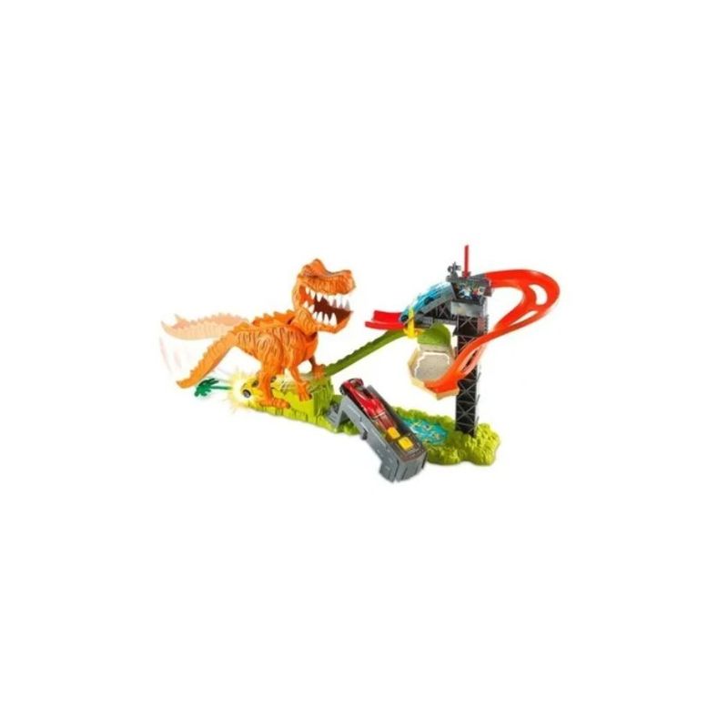 JUGUETERIA EXPRESS - Pista de carros dinosaurio con sonido