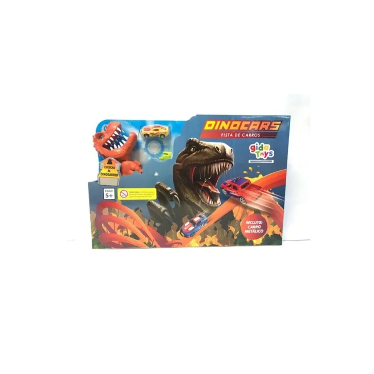 JUGUETERIA EXPRESS - Pista de carros dinosaurio con sonido