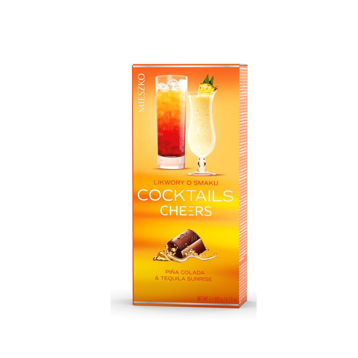 GENERICO - Chocolates con Licor Vodka y Tequila Cheers Mieszko 185 g.