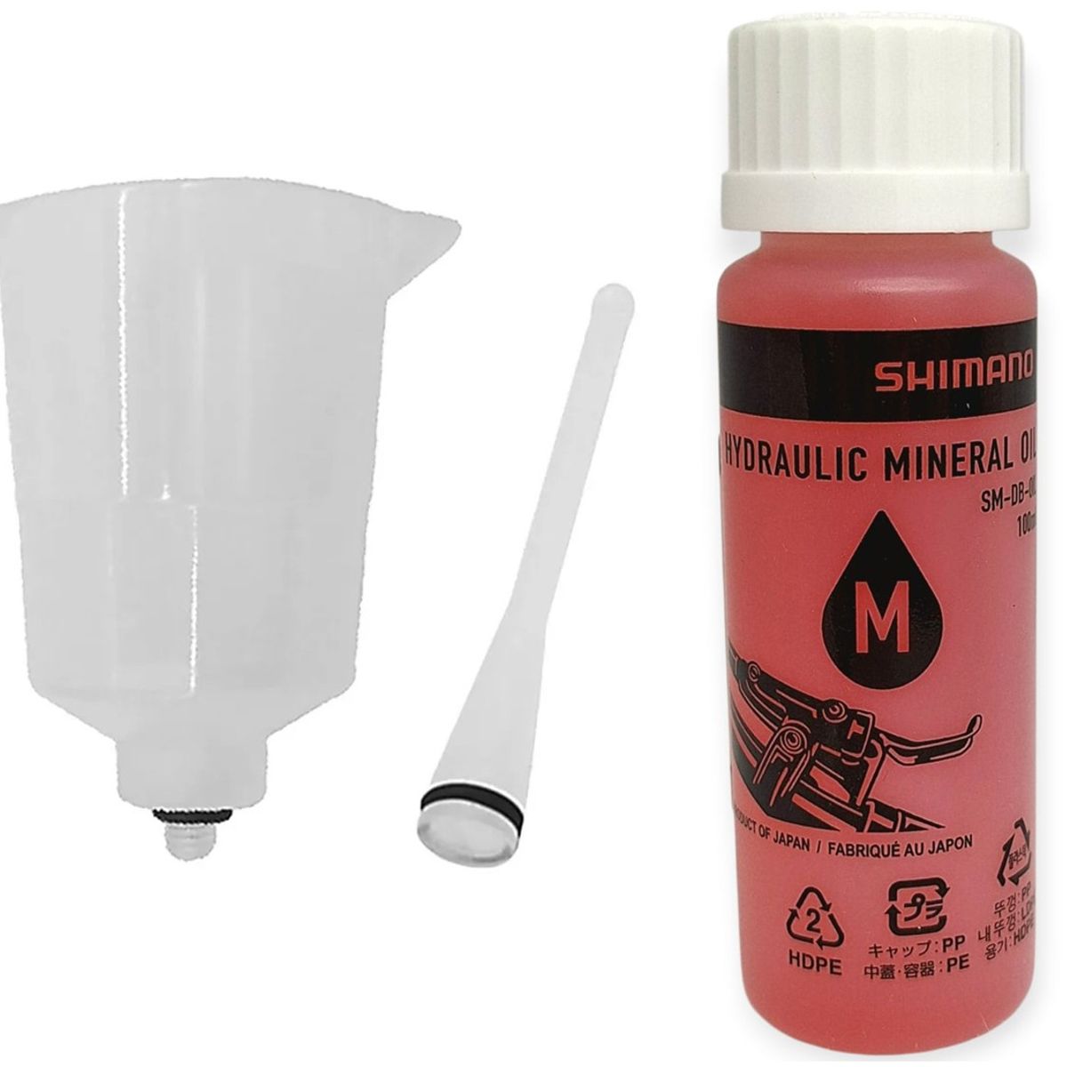 GENERICO - Aceite Mineral Shimano Freno Disco Hidraulico  Embudo Purga