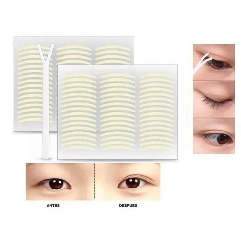 GENERICO - Adhesivos levanta parpados color transparente x 48 pares