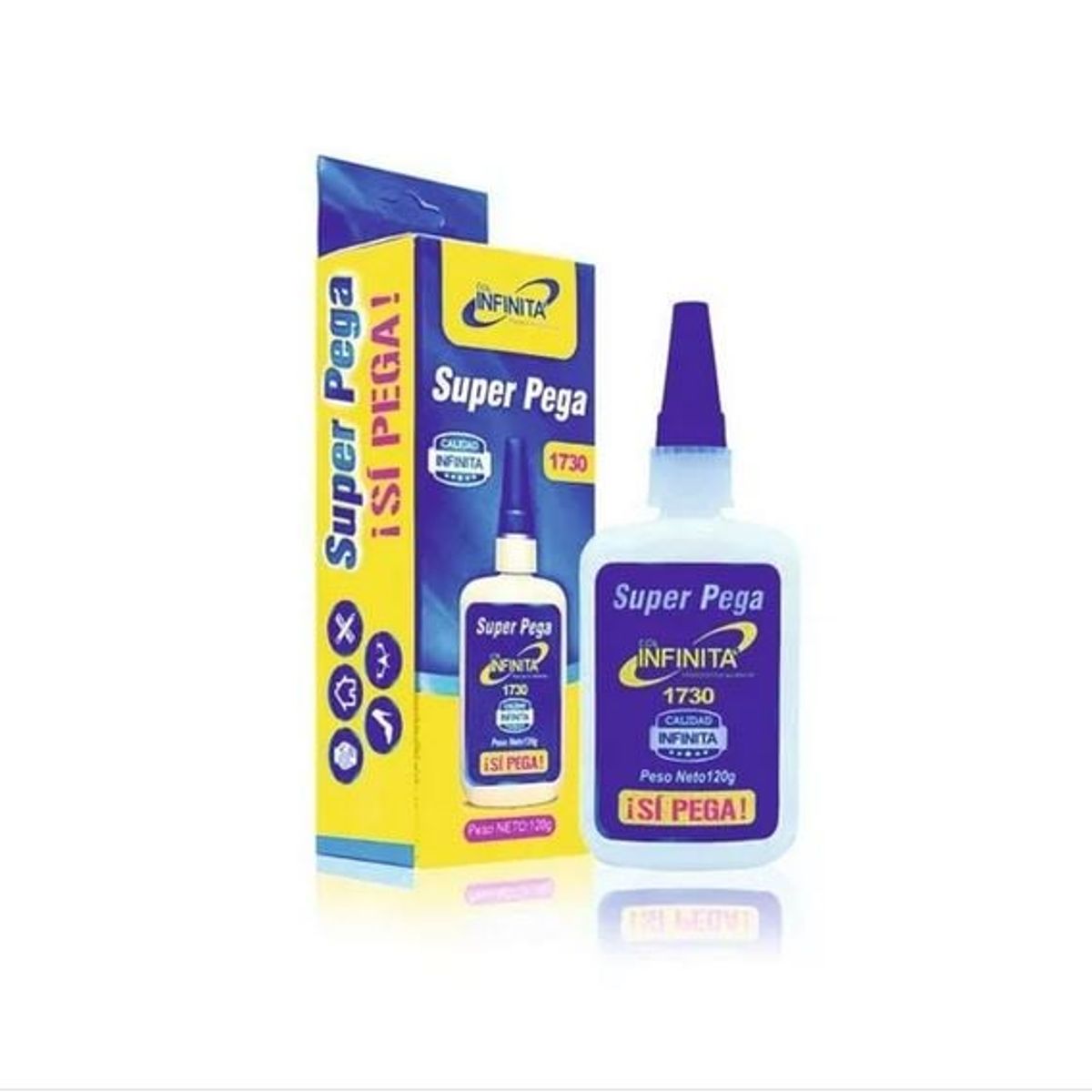 SHEN HUANG - Pegante Instantáneo Fuerte Super Pega Original 120 Gramos