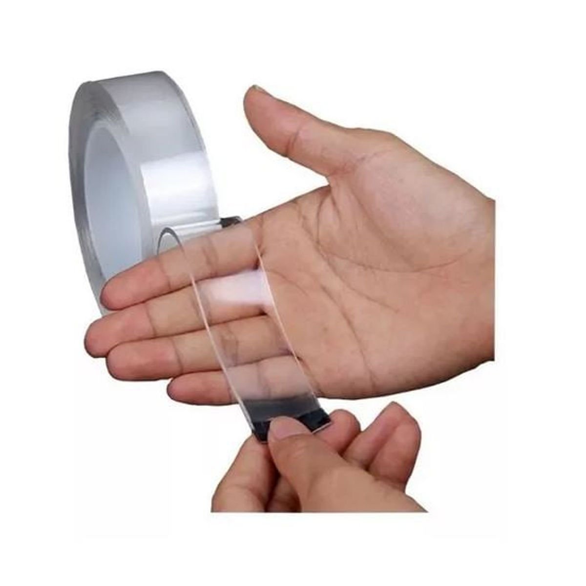 JASHEN - Cinta Adhesiva Doble Cara Gel Pega Todo Utilizable 5 Metros