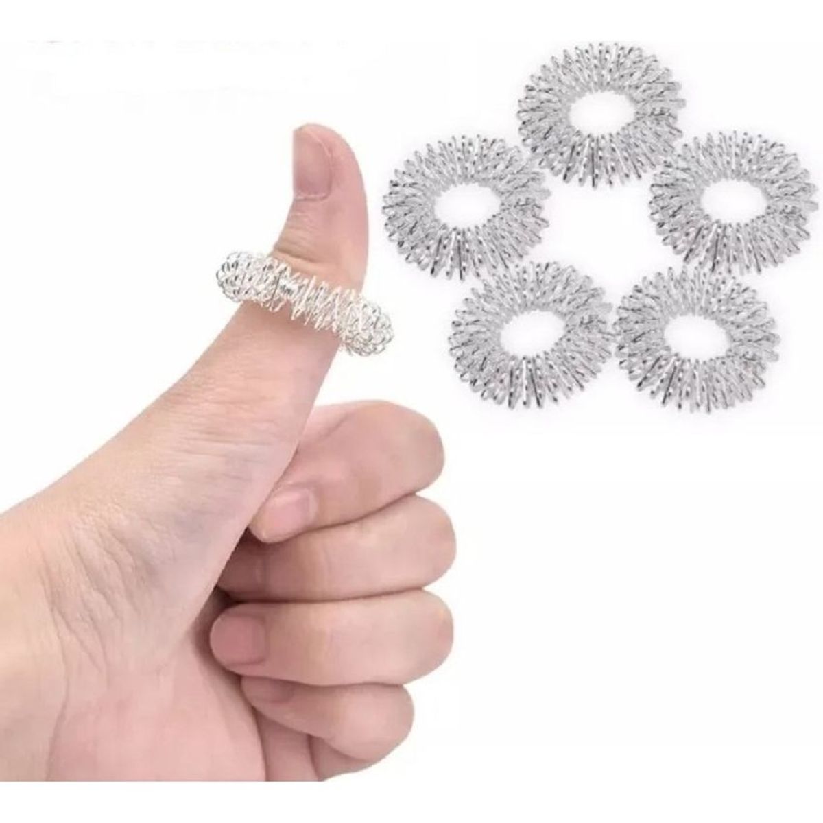 GENERICO - Anillos para masajes dedos terapia acupresion