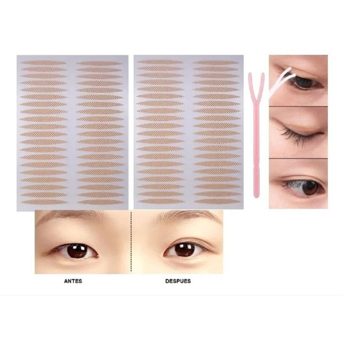GENERICO - Adhesivo levanta parpados color piel