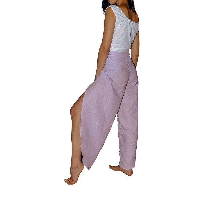 FOLK - Pantalón relax mujer folk