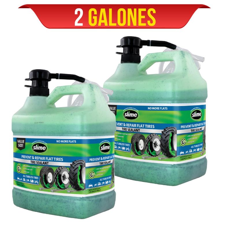 SLIME - Antipinchazos de Llantas Slime Sellomatic 1 Gal x2 Und